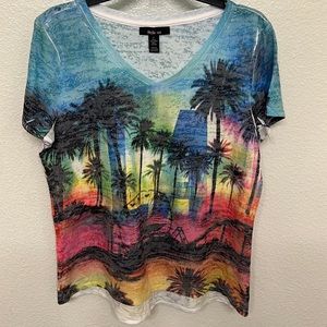 LA sunset tee